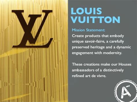 lv mission statement|louis vuitton vision statement.